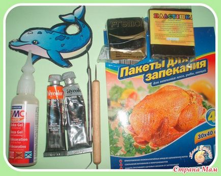 Master class - delfin - minuni ale polimerului (plastic)! Mamele țării