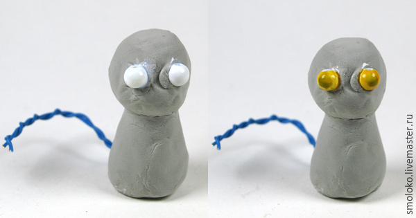 Мініатюрні котики ліпимо з оксамитового пластика - ярмарок майстрів - ручна робота, handmade