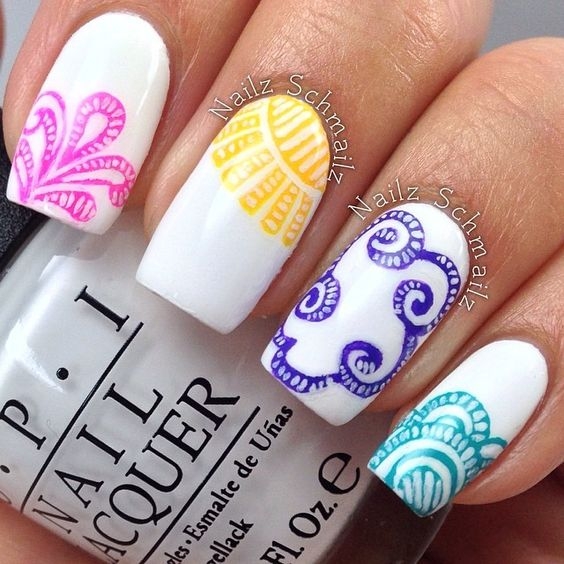 Fashionable mehendi manicure 30 cele mai bune idei pentru manichiura moda (foto)