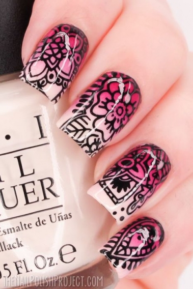 Fashionable mehendi manicure 30 cele mai bune idei pentru manichiura moda (foto)