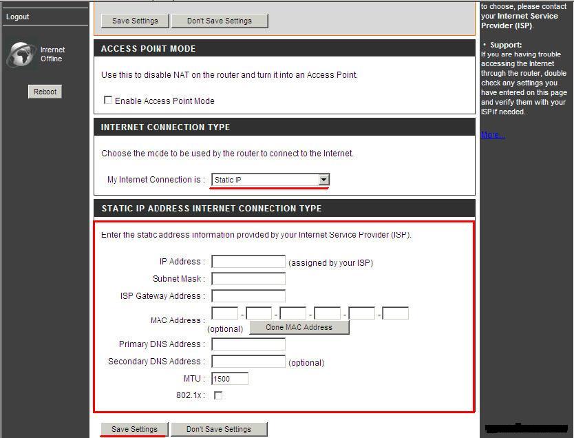 Beállítása router d Link DIR 300 példaként, a portál a számítógépek és a háztartási gépek