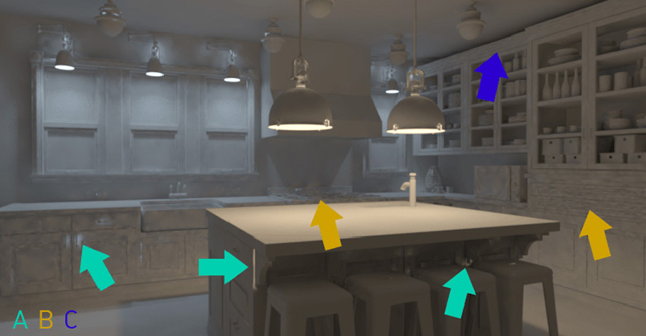 Éjszaka belső megjelenítését v-ray és maya, 3dpapa (v-ray) Éjszaka belső megjelenítését v-ray és maya, 3dpapa