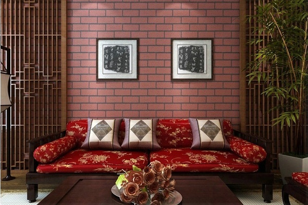 Wallpaper în stil de materiale de perete din cărămidă, demnități, caracteristici