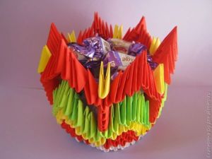 Origami bomboane