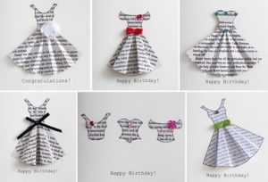 Орігамі плаття з паперу в схемах і фото-відео уроках збірки