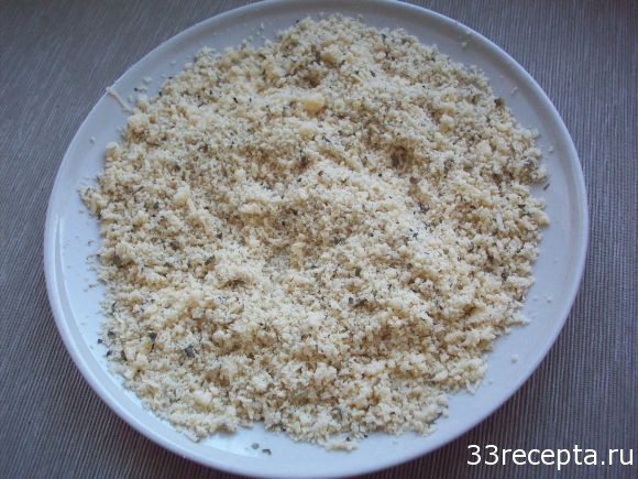 Палички з баклажанів в паніровці (панірувальних сухарях), рецепт з фото