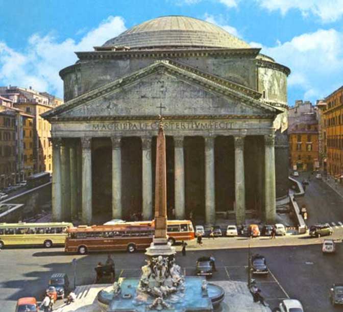 Panteonul din Roma, Italia fotografie, video, informații - hartă, adresa și site-ul templului