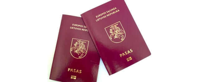 Útlevél polgár Litvánia EU bevándorlási garancia