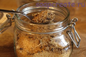 Etetés vanília Scrub (Scrub) Tápláló testradír, vanília