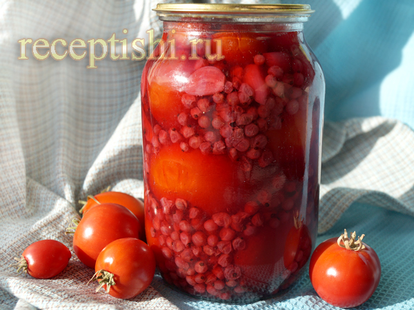 Tomate, marinate cu coacăz roșu, rețete cu fotografii