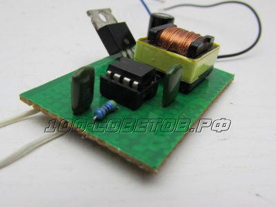 Перетворювач для зарядки конденсаторів, вироби своїми руками для саду, авто і дачі