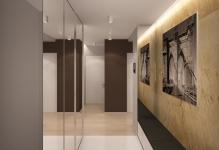 Передпокій для вузького коридору дизайн і фото в квартирі 30 см, реальний ремонт стін, ідеї інтер'єру