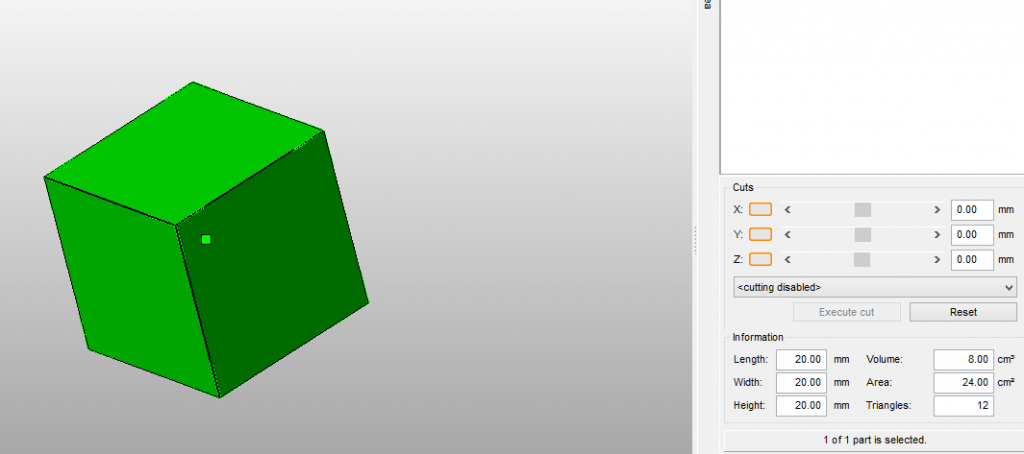 O modalitate simplă de a salva pe imprimarea 3D este de a crea obiecte goale