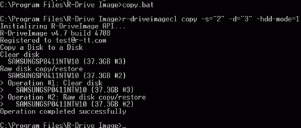 Sistemul de imagine R-drive și clonarea discurilor