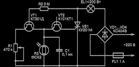 Regulator al sistemului de iluminare prin mâinile proprii