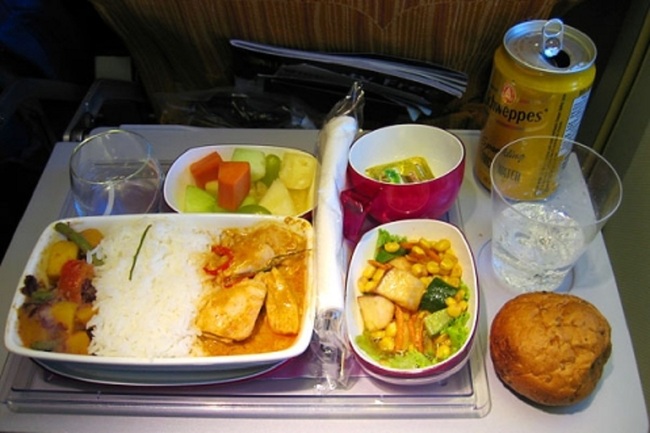 Evaluarea companiilor aeriene cu cele mai bune alimente