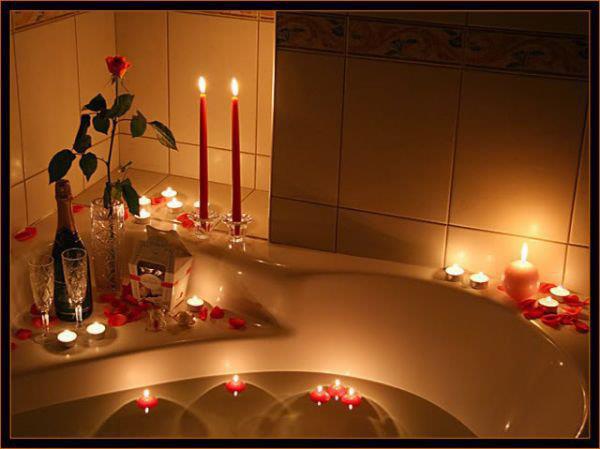 Романтичні свічки, дача своїми руками