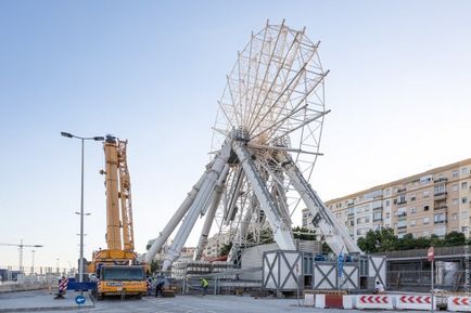 Ru як збирають 70-метрове колесо огляду - terraoko - світ твоїми очима