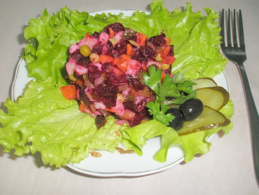 Saláták burgonya cékla sárgarépa