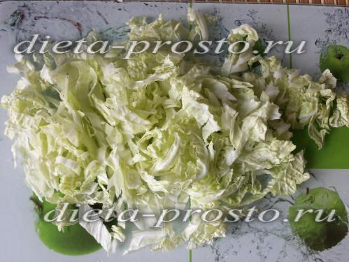 Saláta kínai kel tyúk (recept) Kínai kel saláta csirkével