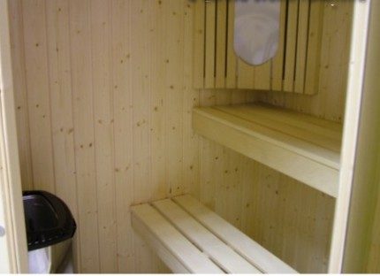 Saună la domiciliu în camera de baie a mini-saună în apartament (fotografie)