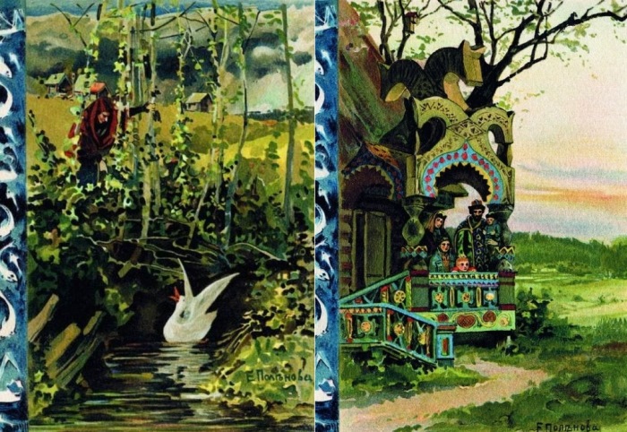 Povestea lumii de basm ilustrează ilustrații magice pentru basmele rusești care s-au născut într-un vis