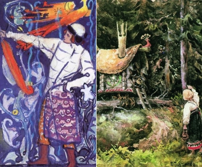 Казковий світ олени Полєновій чарівні ілюстрації до російських казок, які народжувалися уві сні