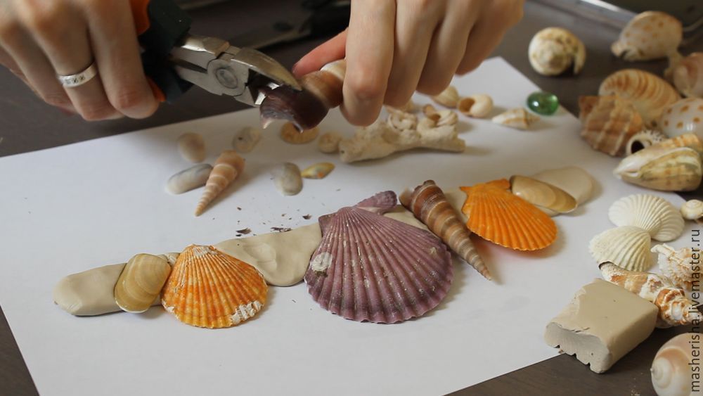 Створюємо корону русалки з черепашок - ярмарок майстрів - ручна робота, handmade