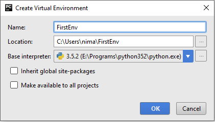 Crearea și configurarea proiectului în pycharm ide pentru ferestre, blog, automatizarea software-ului de afaceri al proceselor de afaceri