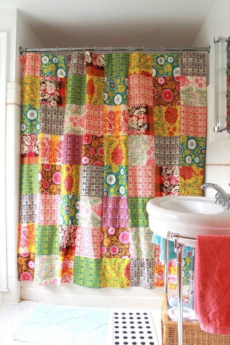 Patchwork stílus a belső tér saját kezét, mint egy patchwork konyhai dekoráció, hálószoba, gyerekszoba és (patchwork belsejében a konyhában) Patchwork stílus a belső tér saját kezét, mint egy patchwork konyhai dekoráció, hálószoba, gyerekszoba és