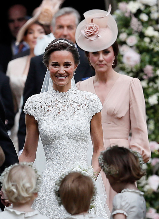 Esküvői Pippa Middleton gyönyörű képeket az esküvő testvér Őfelsége