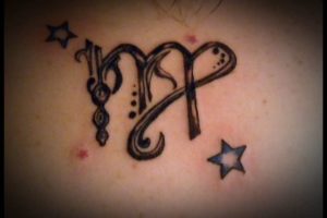 Tattoo Maiden kép - konstelláció a férfi és női tetoválás Yurets szívében tölgy