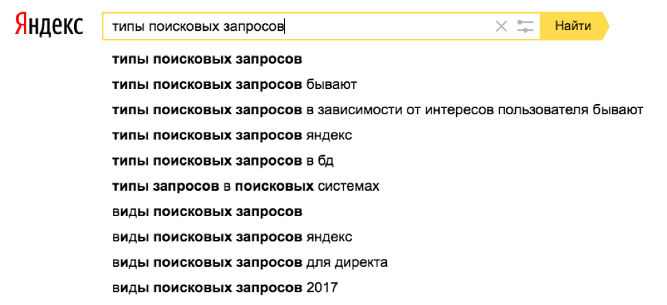 Tipuri de interogări de căutare pentru caracteristicile și exemplele acestora