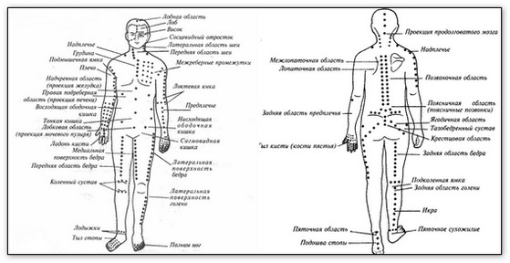 Tehnica de presopunctura pentru spate si abdomen