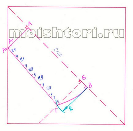 Modelul unui svaga cu un umăr vertical, perdele cu mâinile tale