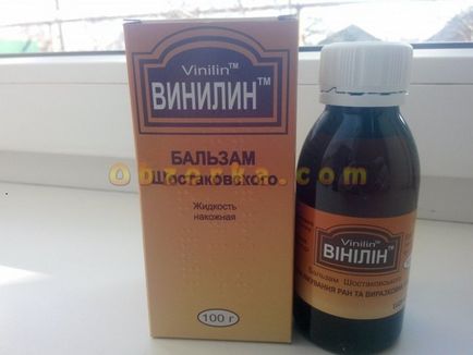 Vinilin sau balsamul Shostakovskiy tratează ulcerul gastric și reviziile de colită erozivă sunt reale,