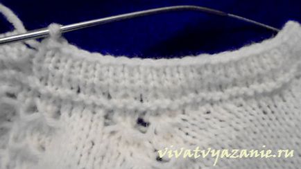 Knit Raglan cu ace de tricotat din partea de sus O clasă master-detaliate