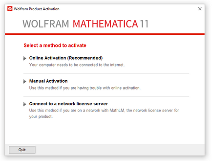 Wolfram support quick answers як активувати систему mathematica вручну