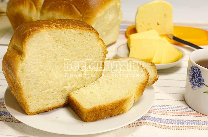 Хліб на молоці, покроковий рецепт з фото, всі страви