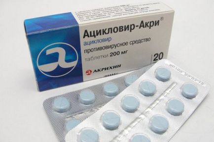 Acyclovir instrucțiuni de utilizare, tablete pentru răceli