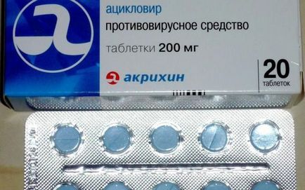 Acyclovir instrucțiuni de utilizare, tablete pentru răceli