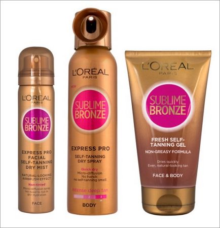 Autosunburn l - oreal comentarii despre gel și lapte sublim bronz