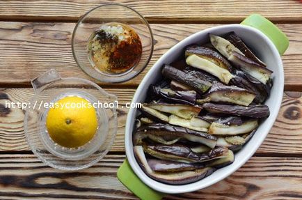 Vinetele marinate cu usturoi și verde sunt rețete rapide, ușoare