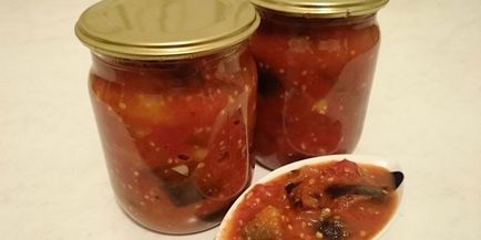 Баклажани з помідорами на зиму - рецепти приготування смачних консервованих салатів про запас