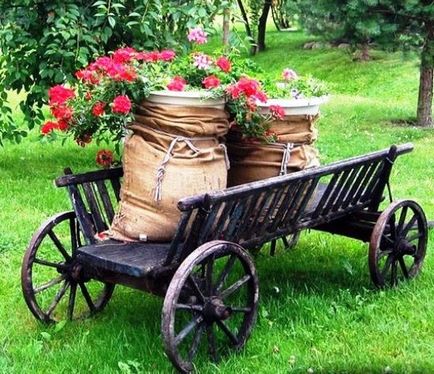 Stilul rural în designul peisajului - o grădină rustică