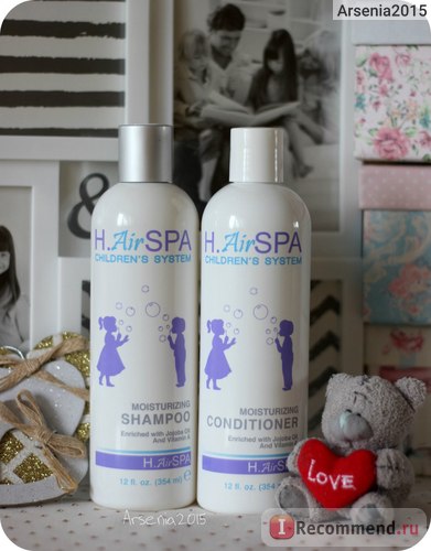 Дитячий шампунь a зволожуючий з алое children s moisturizing shampoo - «☻ професійний догляд для