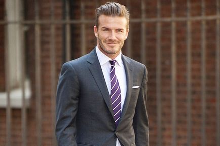 David Beckham arată cel mai bine într-un costum, o bârfă