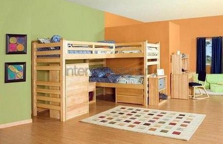 Дизайн дитячої кімнати - фото-ідеї приміщення для кількох дітей