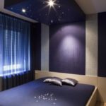 Дизайн натяжних стель в спальні (54 фото) варіанти оформлення, фото і відео