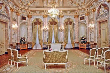 Palace „baby” St. Petersburg - egy különleges nyilvántartási hivatal